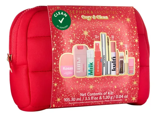 Set Maquillaje Sephora Favorites Cozy & Clean 9 Piezas Rostro Ojos Labios