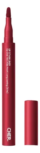 Delineador De Labios Cher Dieciocho Sarcastic Lip Stain 2 Red Velvet
