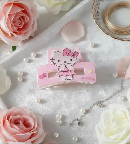 Pack De 2 Broches Para Pelo Hello Kitty Sanrio Shein
