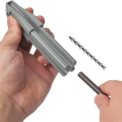 Sacapuntas Para Cejas, Color Gris, 2 Unidades, Con Forma De