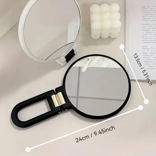 Espejo De Aumento 30x Redondo Plegable Para Maquillaje Portátil