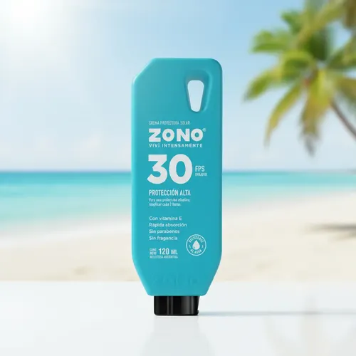 Protector Solar Zono 30fps Vit. E Proteccion Alta 120ml