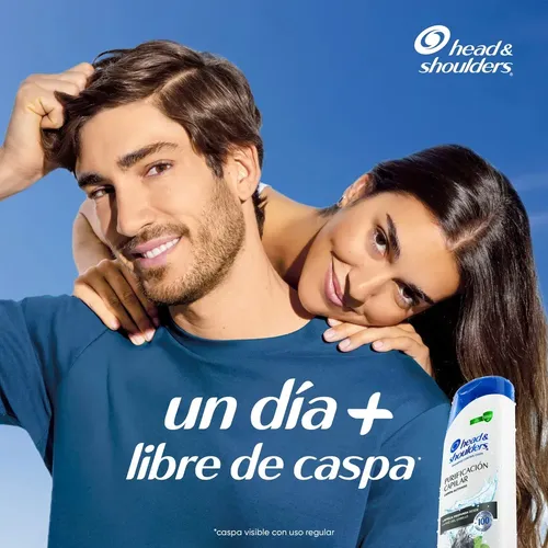 Shampoo Head & Shoulders Purificación Capilar 375 ml