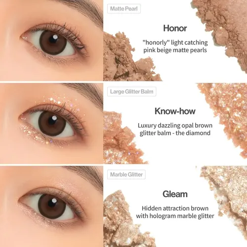 Unleashia Glitterpedia Eye Palette Maquillaje Sombras Ojos No. 2 All Of Brown