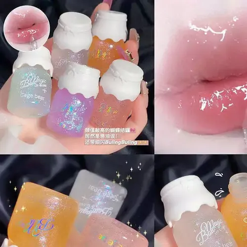 Gege Bear Magic Bow Lip Gloss Brillo Labial Honey C/ Glitter