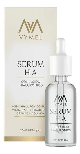 Serum Facial Con Acido Hialuronico Y Vit C 30 Ml Vymel – Todo Tipo De Piel – Día/noche