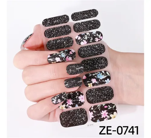 Calcomanías Para Uñas Con Diseños De Envoltorios De Uñas A