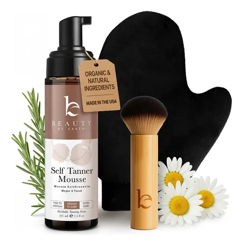 Kit Mousse Autobronceador – Usa Made With Natural & Org