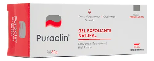 Puraclin Gel Exfoliante Limpieza Pieles Acneicas Neo Dermos Tipo de piel Grasa