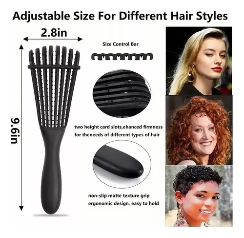 Peine De Masaje De Pulpo Adecuado Para Cabello Rizado Y
