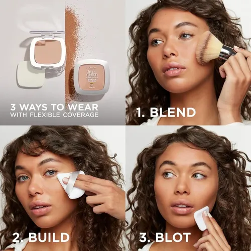 Polvo Compacto L’oreal Paris True Match W3 Claro Medio 9.4 G