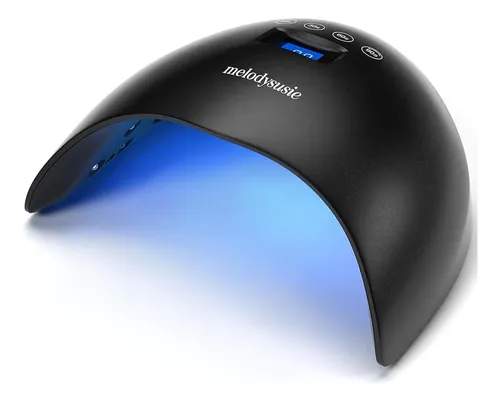Lámpara Uv Led Negra 48w Gel Uñas Timer Sensor