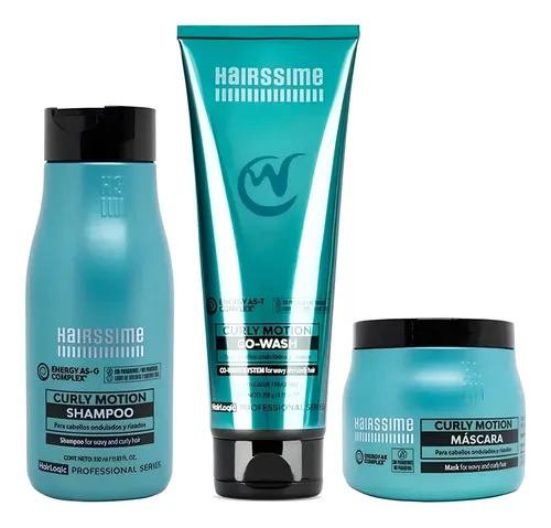 Kit Shampoo, Cowash Y Mascara Curly Motion Hairssime