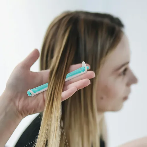 12 Rulos Para Cabello Ondulado, Varillas De Permanente Para
