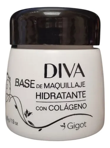 Gigot Diva Crema Base Maquillaje Hidrantate Con Color 55 Gr.