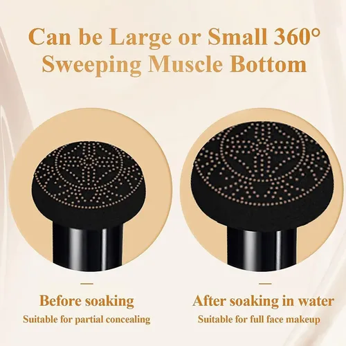 Foundation Cushion, Cc Cream With Mushroom-shaped