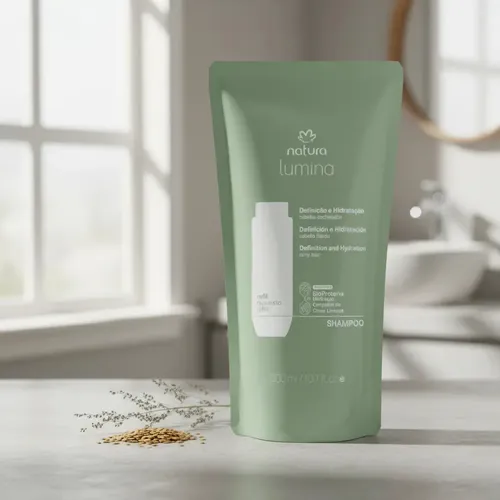 Repuesto Shampoo Lumina Cremoso Cabellos Rizados 300 ml