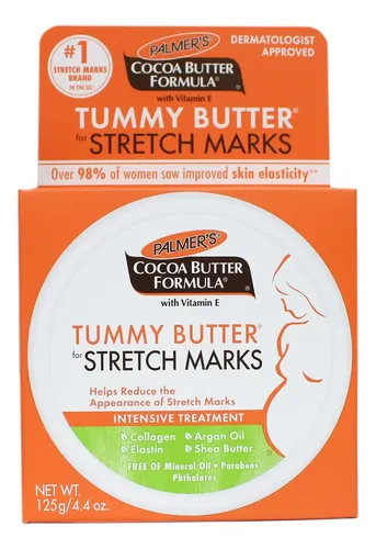 Manteca De Cacao Para Panza Palmers, Tarro De 4.4 Onzas (130 Ml) (paquete De 2)