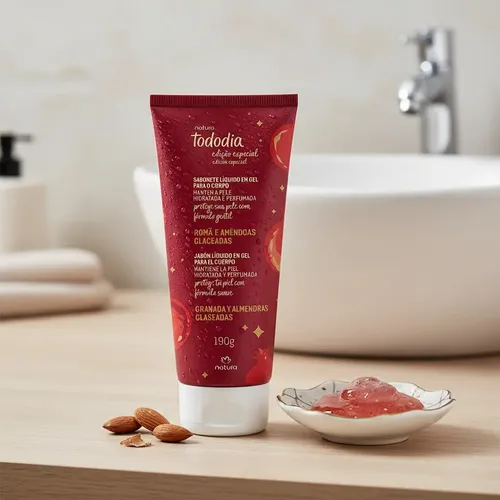 Jabon Liquido En Gel Corporal Natura Tododia Cuerpo 190g