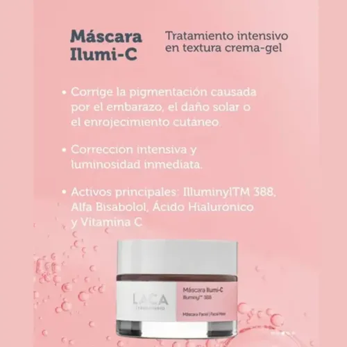 Mascara Ilumi-c Laca Ilumina Corrige Pigmentacion 50g Tipo de piel Todo tipo de piel