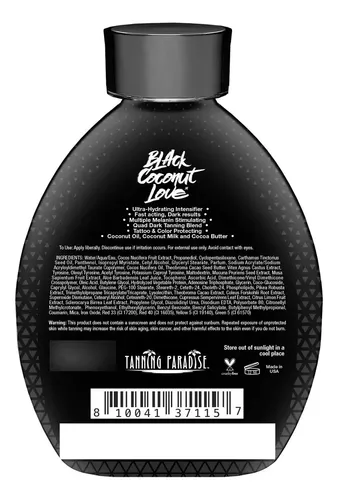 Loción Bronceadora Tanning Paradise Aloe Black 400 Ml Anti-e