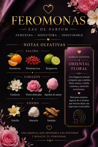 Box Femenino Feromonas Premium X3 Fragancias