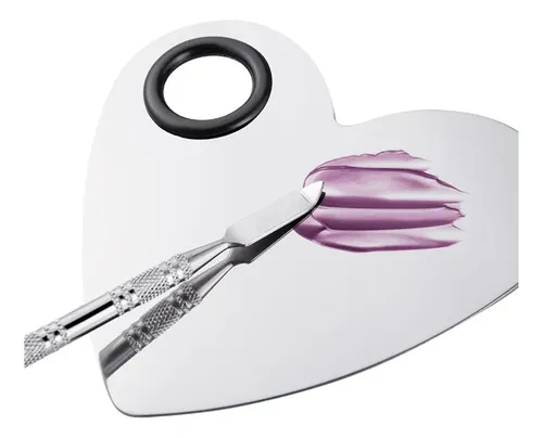 Paleta De Maquillaje Cosmético De Belleza Con Espátula
