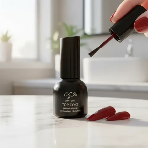 Top Coat Para Semi Permanente Uñas Manicura City Girl 10ml