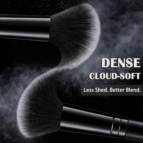 Set De Brochas De Maquillaje Yolygir 32 Unidades Negro