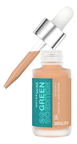 Base De Maquillaje Líquida Green Edition, Maybelline Tono 55