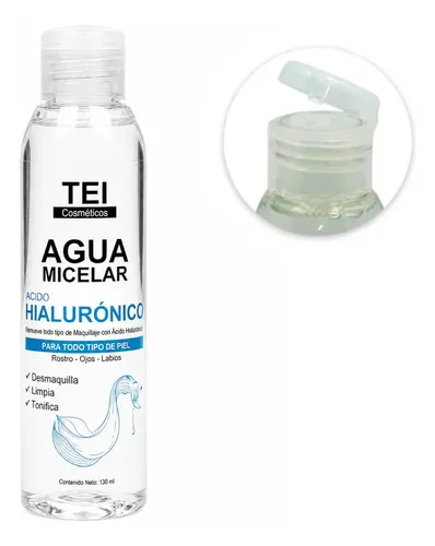 Agua Micelar Facial Tei Ácido Hialurónico 130ml Hidratante