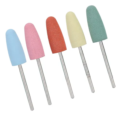 Juego De Brocas De Goma For Uñas, 5 Unidades .