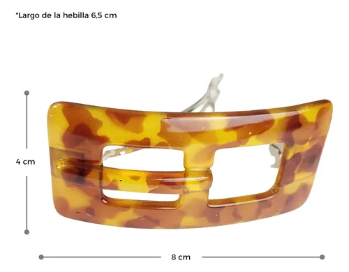 Hebilla Francesa Estribo Carey Rectangular Pack X12