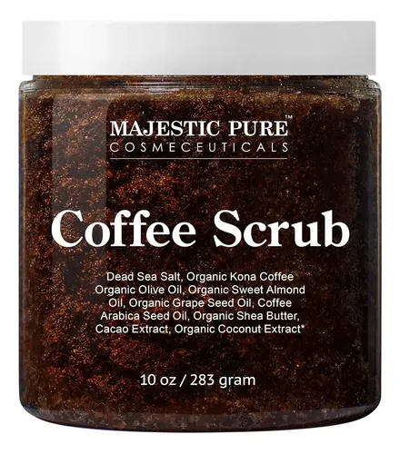 Majestic Pure Exfoliante De Café Arábica Con Sal Del Mar Mue