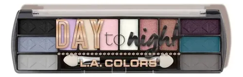 Paleta Sombras 12 Tonos Mate-Brillante L.A. Colors Day To Night