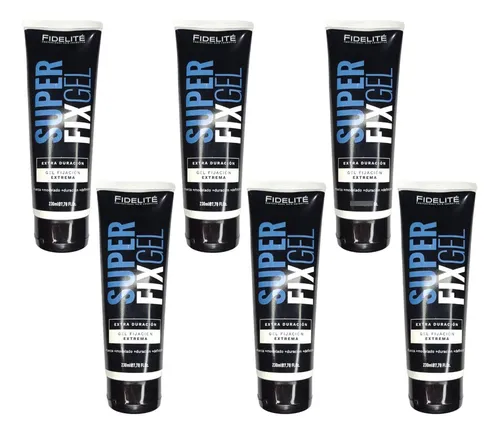 Combo X6 Gel Fidelite Super Fix Fijacion Extrema 230ml