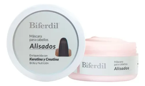 Biferdil Máscara Para Cabellos Alisados Keratina Y Creatina