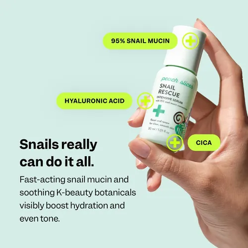 Sérum Peach Slices Snail Rescue Con 95% De Mucina De Caracol Todo Tipo De Piel