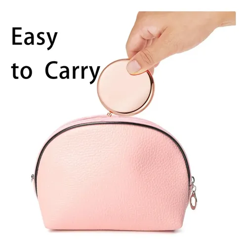 Espejo Compacto 6 Piezas Con Aumento 1x Y 2x Para Bolsa **/