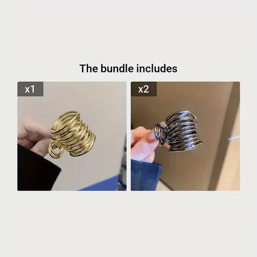 D. Accesorio Para El Cabello Elegante Para Coleta Alta O