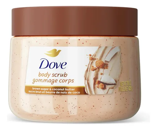 Exfoliante Corporal Dove Con Azúcar Moreno Y Mantequilla De Coco