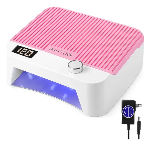 Lámpara Uv Led 120w Profesional Rosa Para Uñas Gel