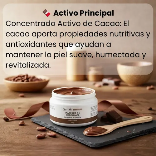 Mascara De Chocolate Facial Nutrición Profunda Arvensis Full