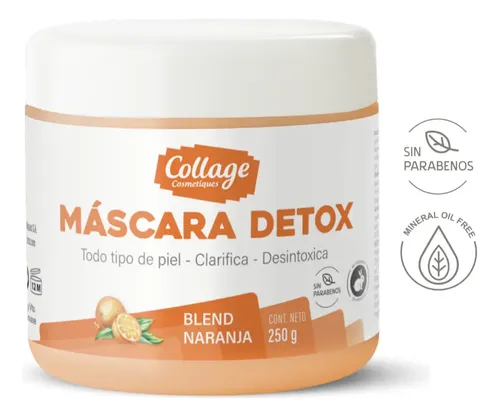 Máscara Facial Detox Blend Naranja 250ml Collage