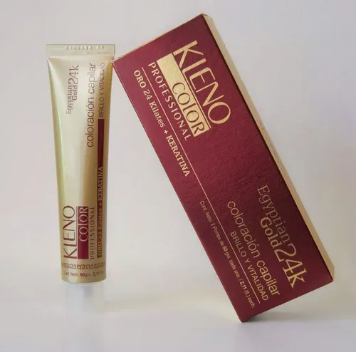 Coloracion Profesional Kleno Egyptian Oro 24k 2 Unid 60g C/u