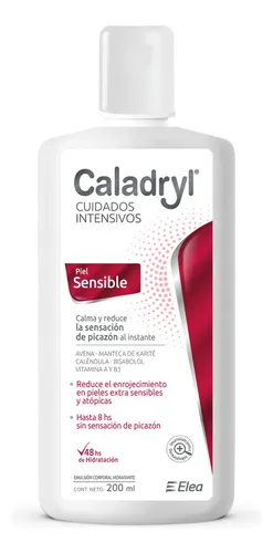 Emulsión Corporal Caladryl Piel Sensible 200ml Crema Elea