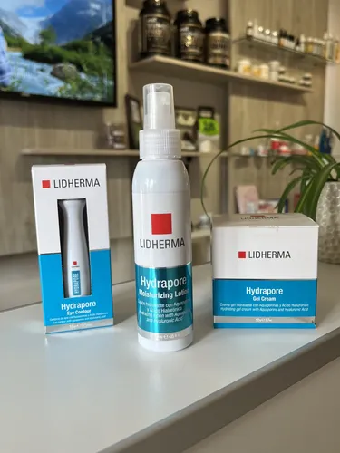 Kit X3 Hydrapore Crema+ Loción+ Contorno Skincare Lidherma
