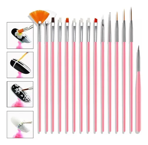 Kit X60 Manicura Profesional Uñas Decoración Cabina Uv Led