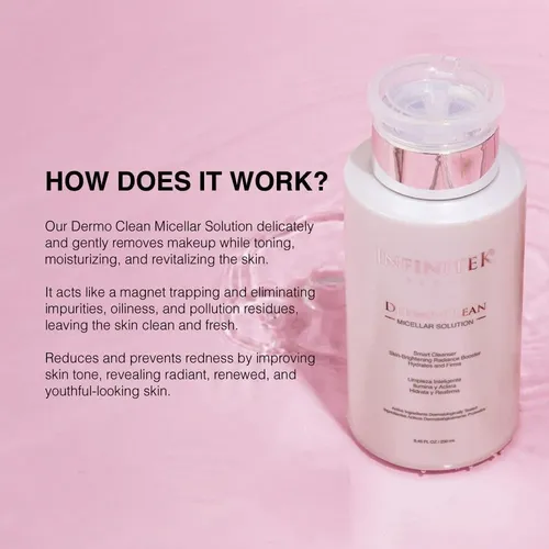 Agua Micelar Con Ácido Hialurónico Infinitek Paris 250ml