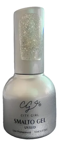 City Girl 10ml Soak-off Colores Gel Uv Led X1 Un. Color Elec Color Plateado 87